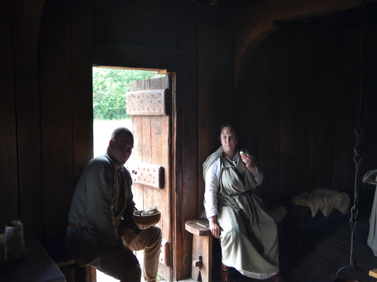 Inside the Anglo-Saxon Village