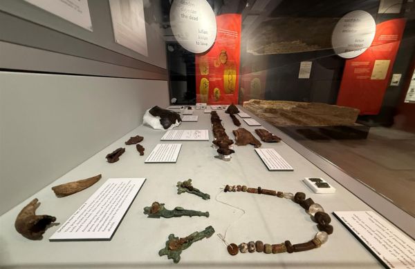 Anglo-Saxon showcases Snape Museum artefacts