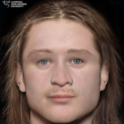 Facial reconstruction of the man buried at West Stow